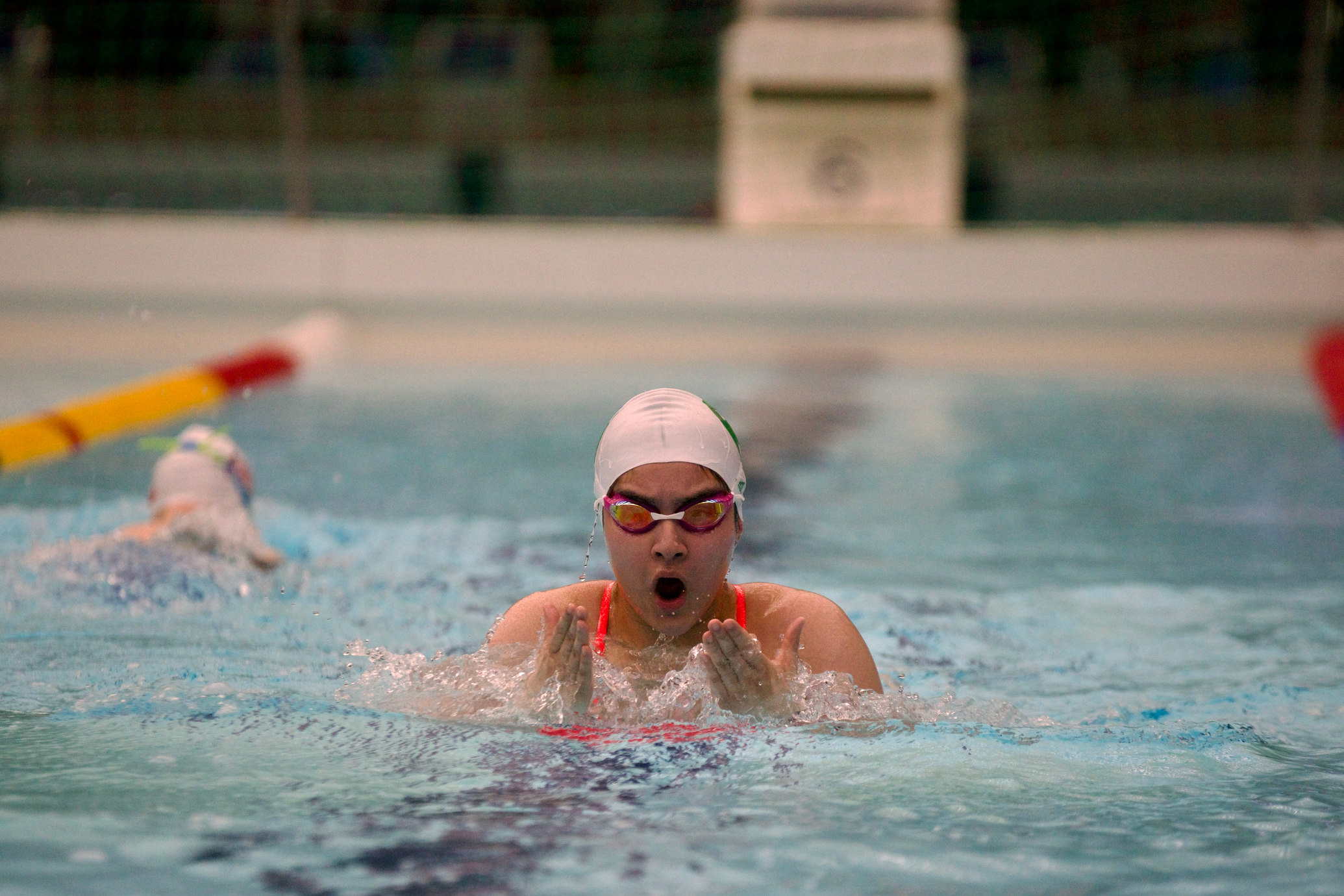 Para-swimmer training with London Disability Swim Club
